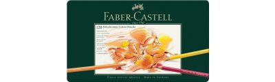 Faber Castell colored pencil Polychromos 3,8mm core thickness tin à 120 pieces