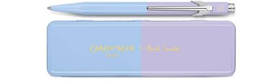 Caran d'Ache 849 PAUL SMITH Sky Blue & Lavender Purple Ballpoint Pen - Limited Edition