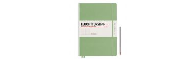 LEUCHTTURM1917 Notebook (A4+) Master Slim Hardcover Dotted Sage Green