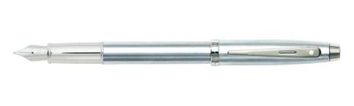 Sheaffer 100 Brushed chrome nickel plated Fountain pen Fine