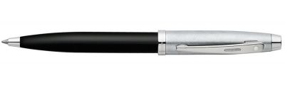 Sheaffer 100 Brushed Chrome - Black Ball Pen